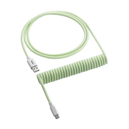 Cablemod Classic Coiled Cable - Lime Sorbet 1.5m 24-nastainen Usb-c Uros 4 Nastan Usb- A Uros