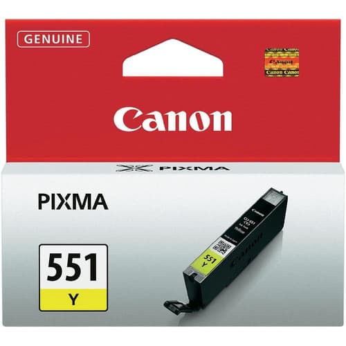Canon Muste Keltainen Cli-551y