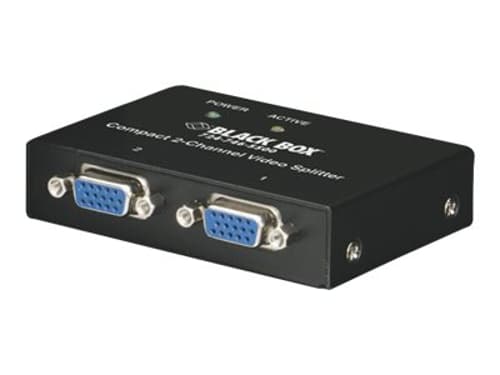 Black Box Compact Vga Video Splitter 2-port