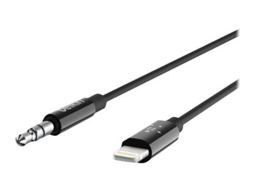 Belkin Lightning To 3.5 Mm Audio Cable 1.8m Musta