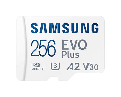 Samsung Evo Plus Microsdxc 256gb A2 V30 U3 W/a 256gb Microsdxc Uhs-i -muistikortti
