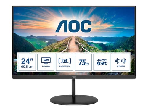 Aoc Q24v4ea 24" Qhd Ips 16:9 2560 X 1440