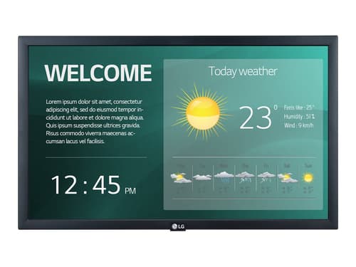 Lg 22sm3g-b 22" Fhd Ips 16:9 250nits 16/7 22" 250cd/m² 1080 P 16:9