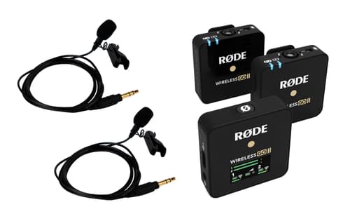 Røde Rode Bundle Wireless Goii+2pcs Lavalier Go
