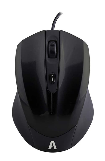 Acutek Wired Optical Mouse M34wb Langallinen 1,000dpi Hiiri Musta