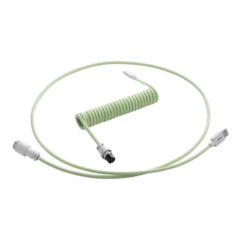 Cablemod Pro Coiled Cable - Lime Sorbet 1.5m 24-nastainen Usb-c Uros 4 Nastan Usb- A Uros