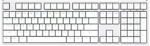 Ducky One 2 White Edition Langallinen, Usb Pohjoismaat Valkoinen Näppäimistö