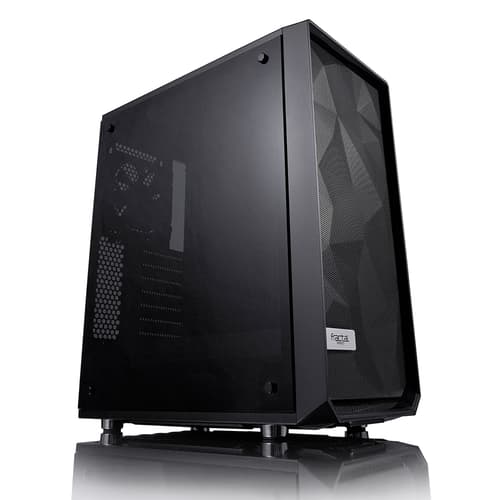 Fractal Design Meshify C, Kovetettu Lasi Musta