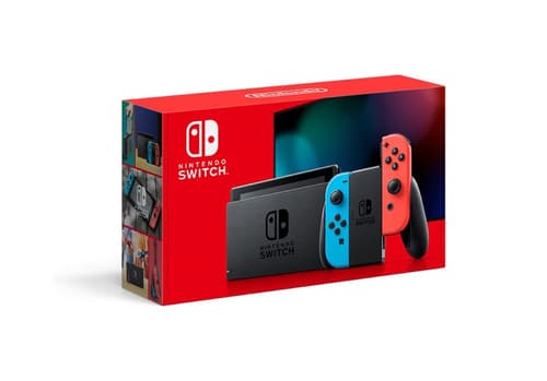 Nintendo Switch Neon Red/neon Blue (new 2019) 32gb Musta, Punainen, Sininen