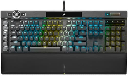 Corsair K100 Rgb Optical-mechanical Keyboard Langallinen, Usb Pohjoismaat Musta Näppäimistö