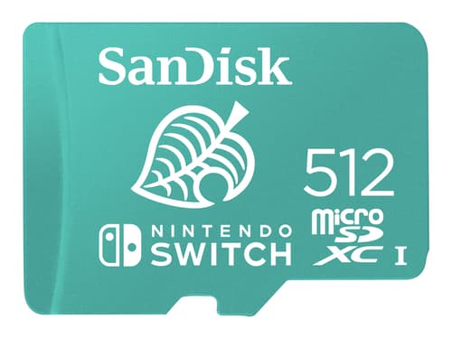 Sandisk Nintendo Switch 512gb Microsdxc Uhs-i -muistikortti