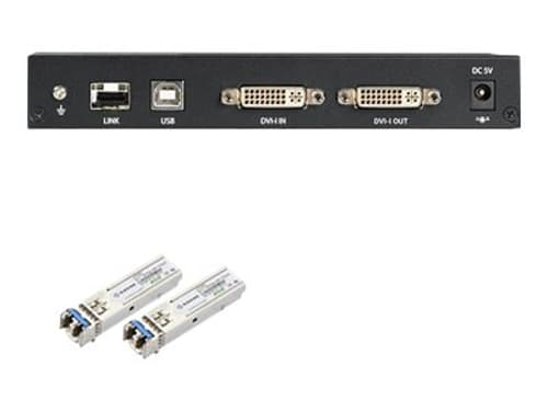 Black Box Kvx Kvm Extender (incl. 2 Sfp's) - Sm Fiber Dvi-i