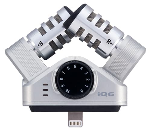 Zoom Iq6 Stereo Microphone For Iphone/ipad Hopea