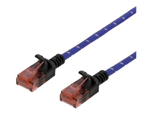 Deltaco Kytkentäkaapeli Rj-45 Rj-45 Cat 6a 1m Sininen