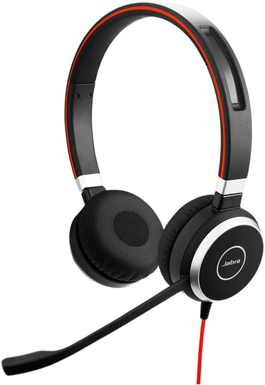 Jabra Evolve 40 Kuuloke + Mikrofoni Stereo Musta