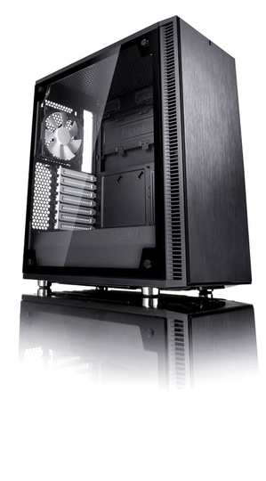 Fractal Design Define C Tempered Glass Musta