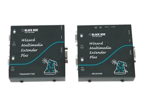 Black Box Wizard Multimedia Extender Plus 8-way Video Transmitter