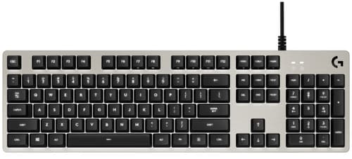 Logitech G G413 - Silver Langallinen, Usb Pohjoismaat Hopea, Musta Näppäimistö