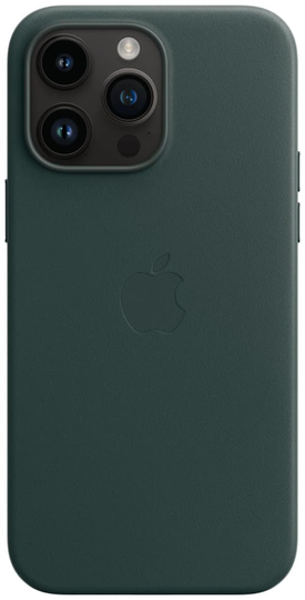 Apple Leather Case With Magsafe Iphone 14 Pro Max Metsän Vihreä