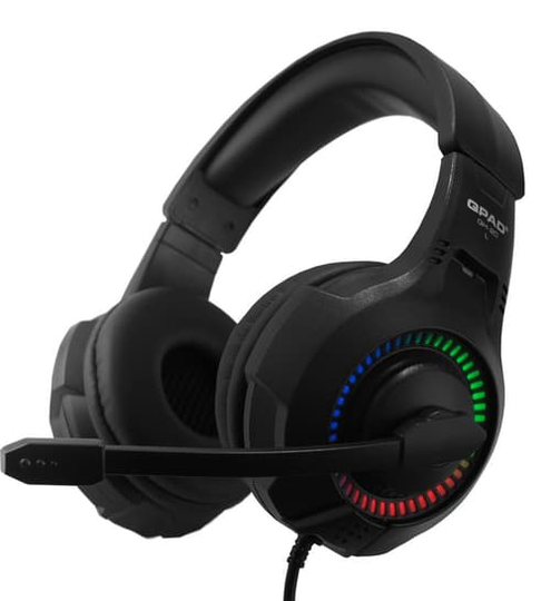 Qpad Qh 20 Kuuloke + Mikrofoni 3,5 Mm Jakkiliitin, Usb Stereo