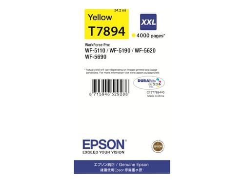 Epson Muste Keltainen T7894 Xxl