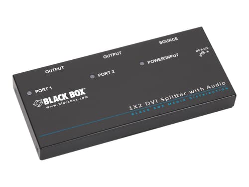 Black Box Dvi-d Splitter - 2-port Audio Hdcp