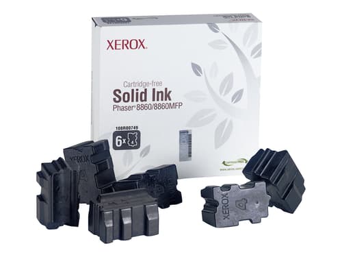 Xerox Colorstix 6x Musta 14k - Phaser 8860