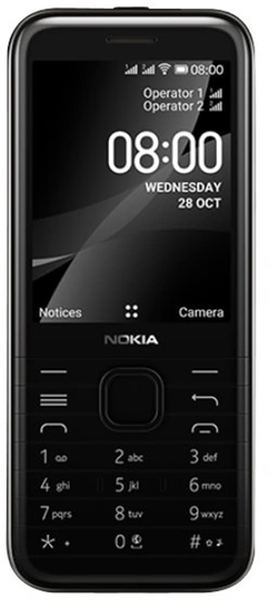Nokia 8000 4g Musta