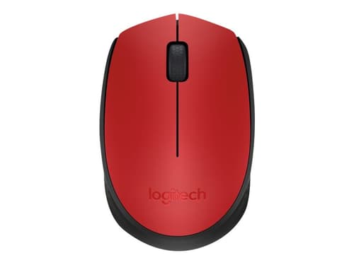 Logitech M171 Langaton Hiiri Musta, Punainen