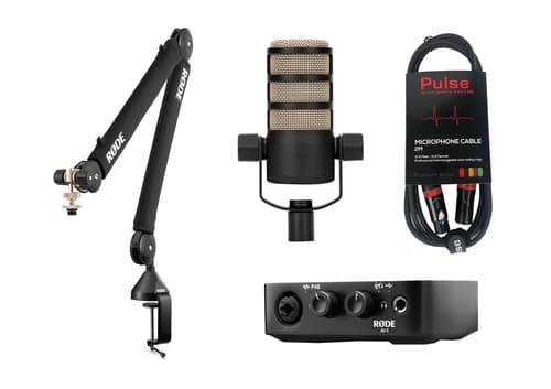 Røde Podmic Gamers & Streamers Bundle Musta