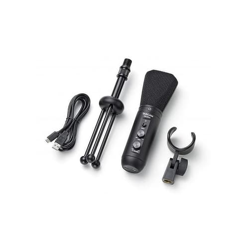 Tascam Usb Broadcasting Microphone With Headphones Out