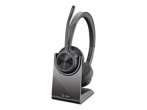 Poly Voyager V4320 Uc Charge Stand Kuuloke + Mikrofoni Usb-c Zoom Stereo