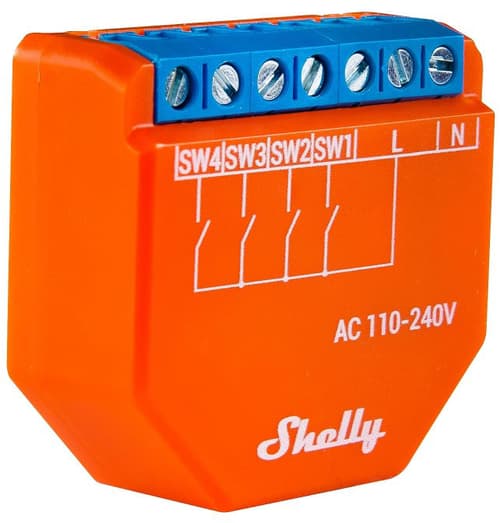 Shelly Plus I4 Wifi-control For Scenes And Activation