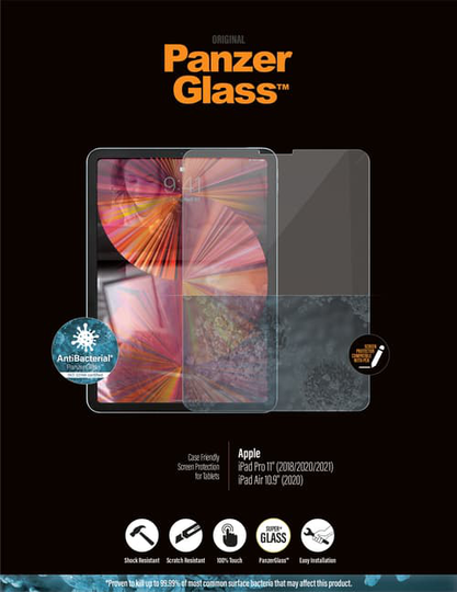 Panzerglass Edge-to-edge Ipad Air 10.9", Ipad Air 10.9" (5th Gen), Ipad Pro 11" (1st Gen), Ipad Pro 11" (2nd Gen), Ipad Pro 11" (3rd Gen)