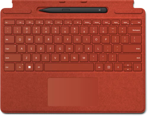Microsoft Surface Pro 8 / Pro X Signature Keyboard + Slim Pen 2 Red