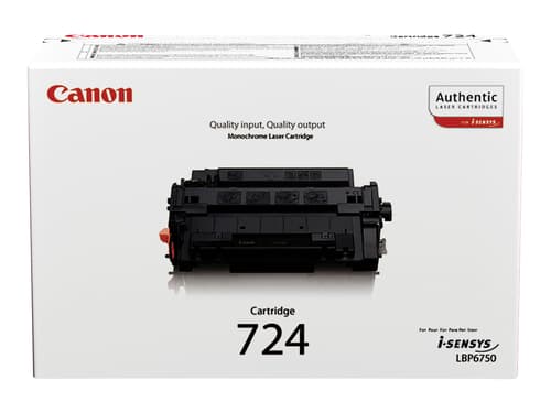 Canon Värikasetti Musta 724 6k - 6750dn