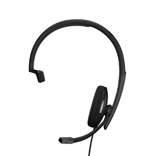 Epos Adapt 130 Ii Kuuloke + Mikrofoni Usb-c Optimoitu Uc:lle Mono Musta