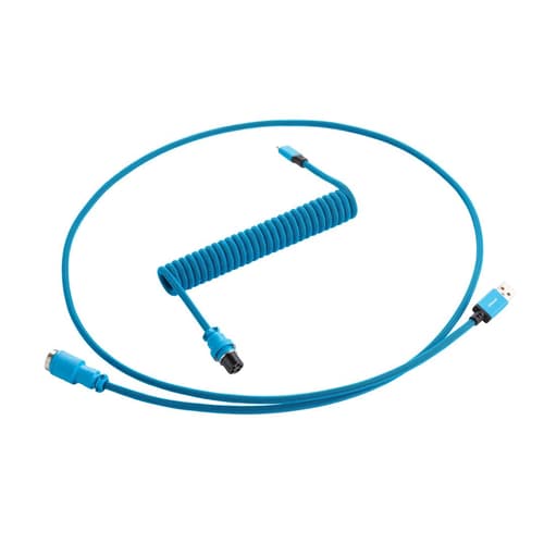 Cablemod Pro Coiled Cable - Spectrum Blue 1.5m 24-nastainen Usb-c Uros 4 Nastan Usb- A Uros
