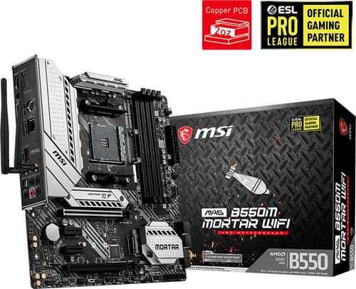 Msi Mag B550m Mortar Wifi Mikro Atx Emolevy
