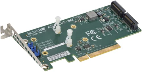 Supermicro Aoc-slg3-2m2-o Nvme Carrier Card