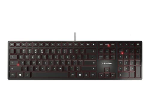 Cherry Kc 6000 Slim Langallinen, Usb Pohjoismaat Musta Näppäimistö